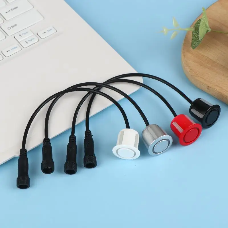 18.8mm Car Parking Sensor - Waterproof Reversing Radar Probe with Upgrade Cable Reverse Sound Alert for Car
