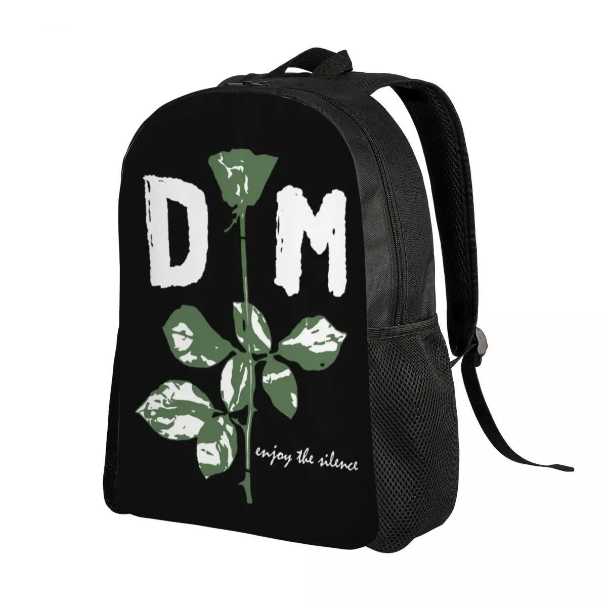 Military Green Music Backpacks for Women Men Waterproof College School Depeche Cool Mode Bag Printing Bookbag