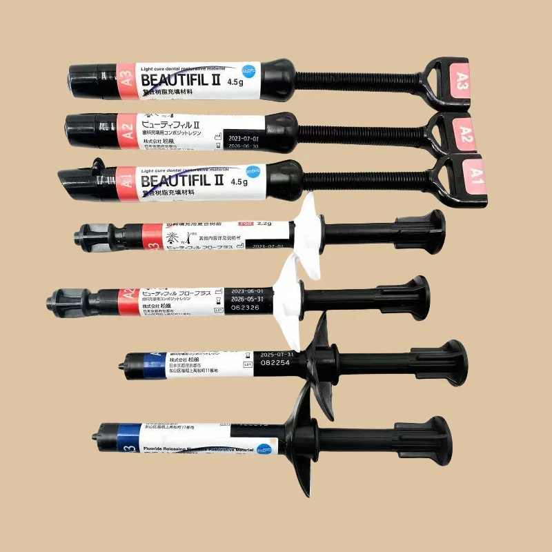 Dental Resin MaterialsJapan Song Fengguang Curing Composite ResinDental Filling MaterialsSolid Resin, Flowable Resin 2g/pc