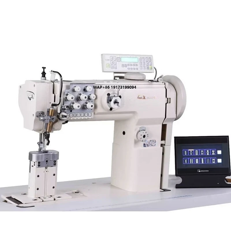 Rosew GC550-1780 Computerized  Double Compound Feed Post Bed  Pattern Stitch Leather Sewing Machine