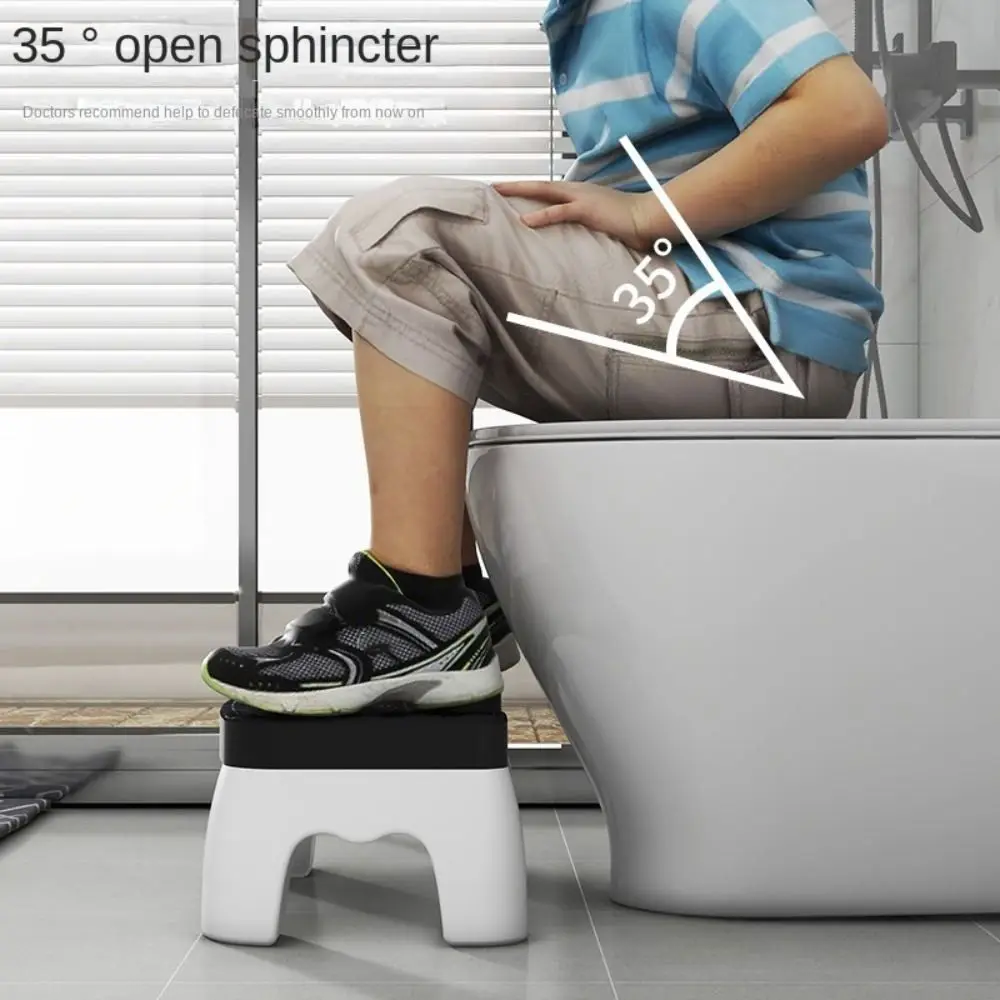 4colors Toilet Squat Stool Bathroom Accessories Plastic Removable Toilet Seat Stool Portable Non-slip Foot Stool Home