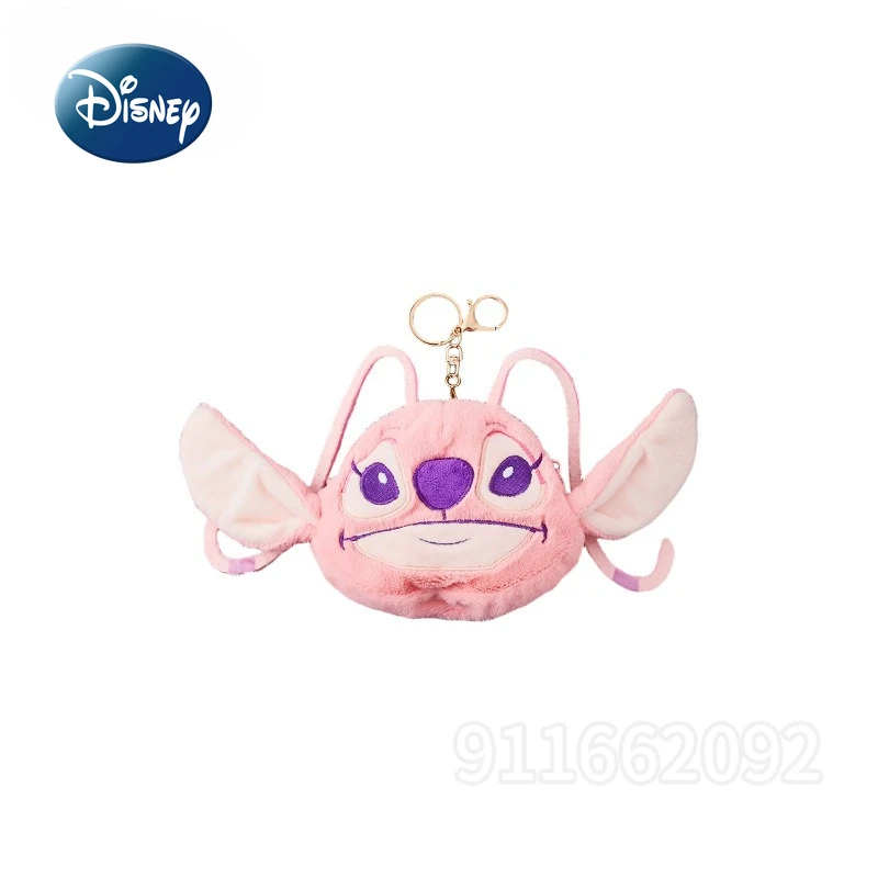 Disney New Pendant Plush Coin Purse Cartoon Fashion Plush Coin Purse Luxury Brand Original Mini Storage Coin Purse High Quality