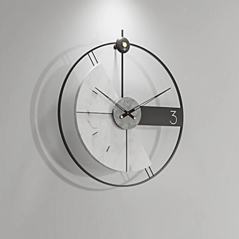 Modern Creative Wall Clocks Bedroom Simple Wall Watch Living Room Luxury Silent Clock Nordic Interior Decoration Accessories