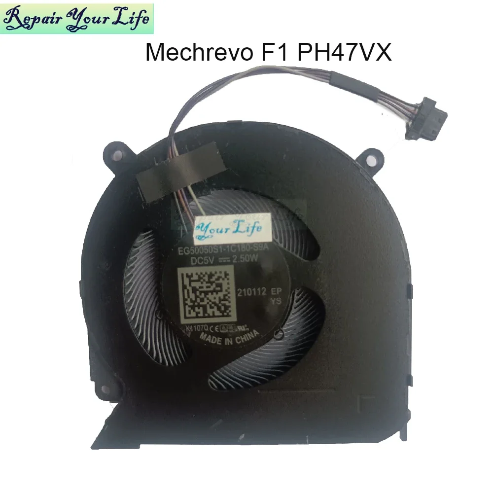 Cooling CPU GPU Fan For MECHREVO F1 For XPG XENIA 14 THER7PH4TX-1411 PH4TUX1 EG50050S1-1C180-S9A Notebook Cooler Processor Fans