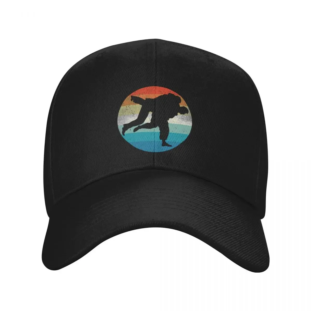 BJJ Brazilian JiuJitsu Retro Vintage Sunset Baseball Cap |-F-| derby hat luxury caps fashionable Baseball For Men Women's