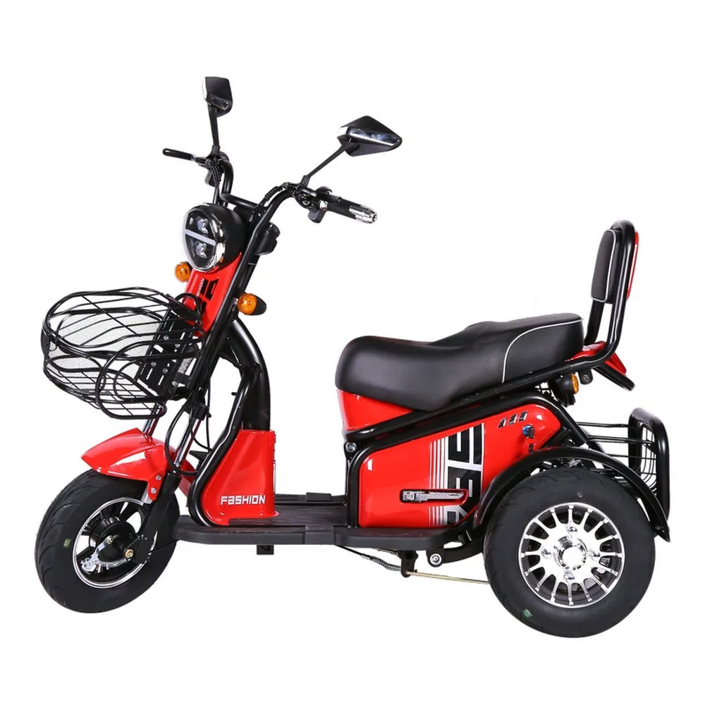 Tricycle Eec For Elderly Adult Pink Max Black Orange Blue Body Motor Gray Power Battery Color