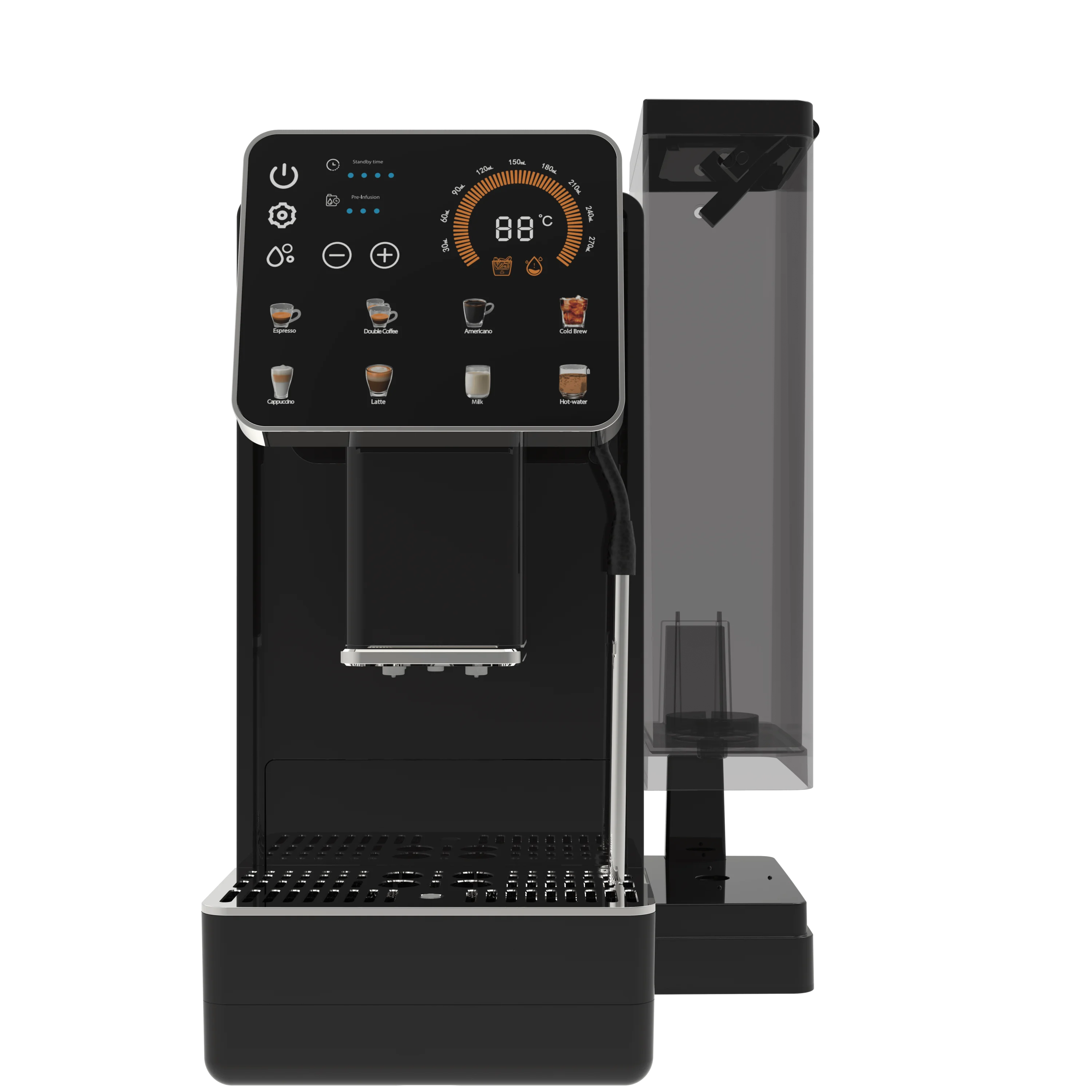 New Arrival Italian Professional Fully Automatic Programmable Espresso Coffee Machine for Cafe