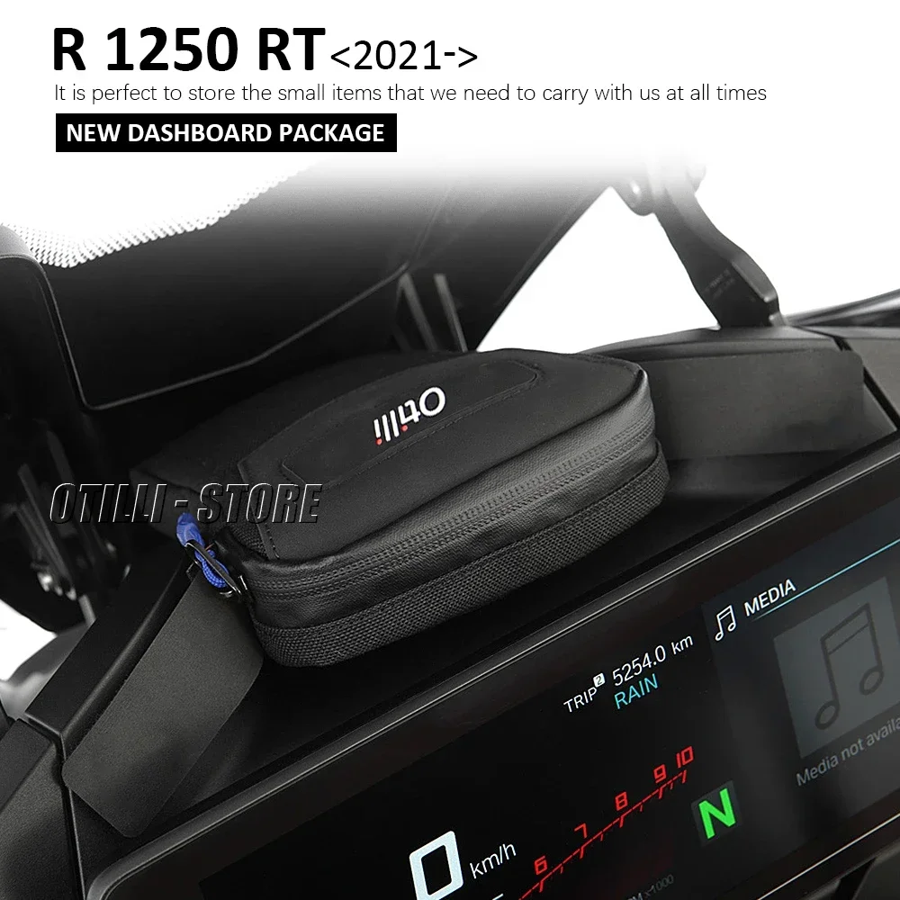 Fit Bmw R 1250 Rt R1250rt New 2021 2022 2023 Dashboard Package Bags Motorcycle Cockpit Bag Storage Package Tool Bag Waterproof