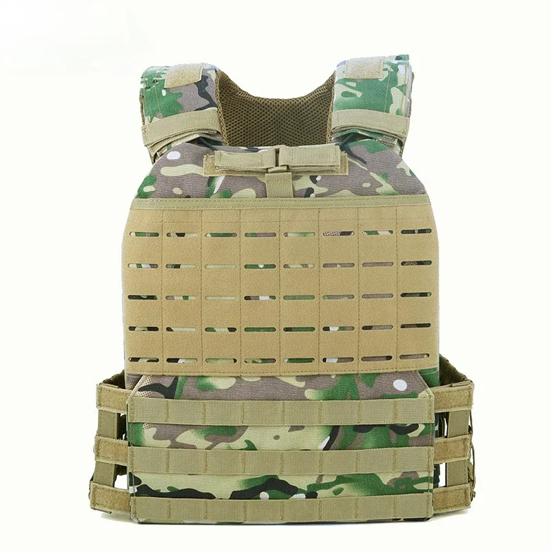 Adjustable Quick Release Tactical Vest 900D Molle System Outdoor Sports Gear for Weighted Fitness Tactical Training CS