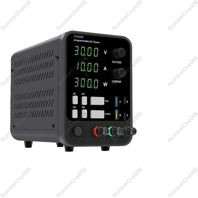 4-digit LED Display Adjustable DC Power Supply USB Laboratory Power Supplies Voltage Regulator 30V10A 60V 5A 120V2A Power Supply