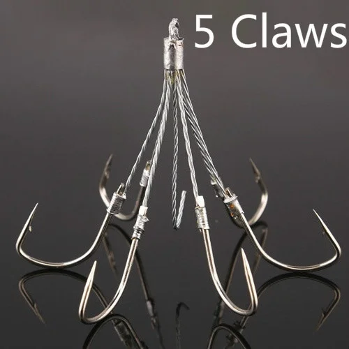 Fishing Hook 4/5/6/8 Claw Hook Super Sharp Hooks With Barbed Fishing Hook view 4