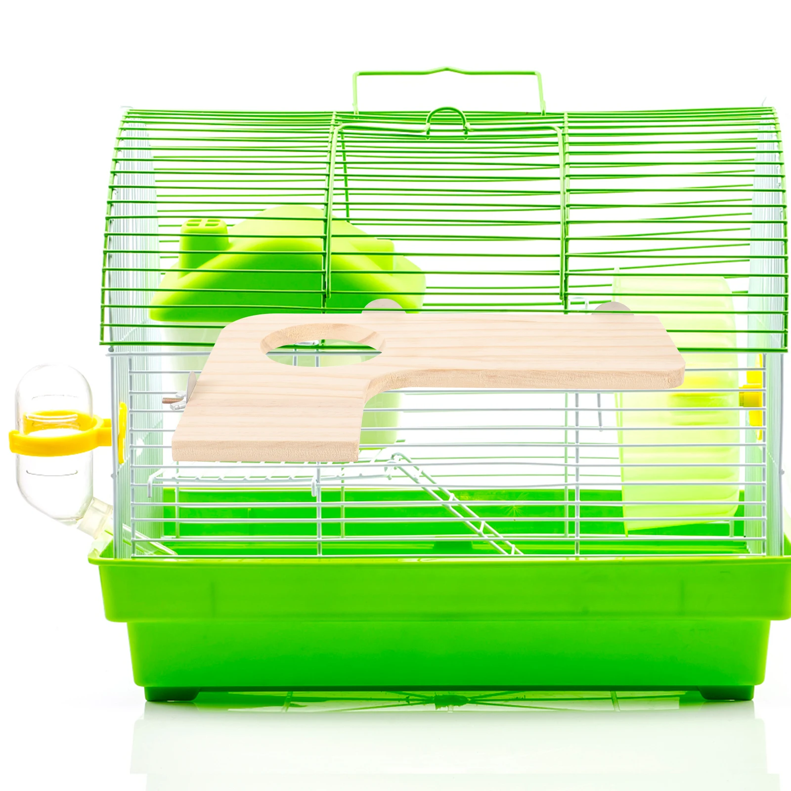 

1 set Wooden Pedal Hamster Chinchilla Jumping Platform Cage Accessories Play Toy Perch Stand Board Small Pet Parrot
