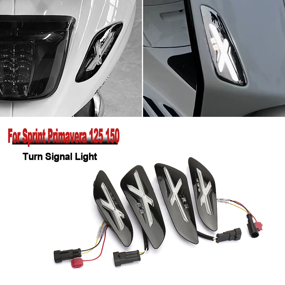 

For Vespa Sprint Primavera 125 150 Sprint150 NEW Motorcycle LED Light Front Rear Turn Signals Blinker Daytime Running Lamp