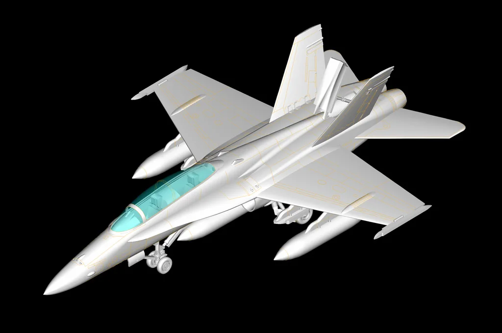 Hobbyboss 80269 1/72 Skala F/A-18 D HORNET Myśliwiec Model Kolekcjonerski Zabawka Plastikowy Zestaw do Składania Model Budowlany Hobby