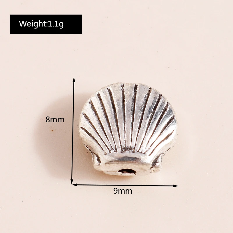 Leslie 20 Stück gemischte Legierung Meeresorganismus Charms Schildkröte Fisch Muschel Seestern Anhänger für Armband Halskette Schmuck Zubehör – Detail 16