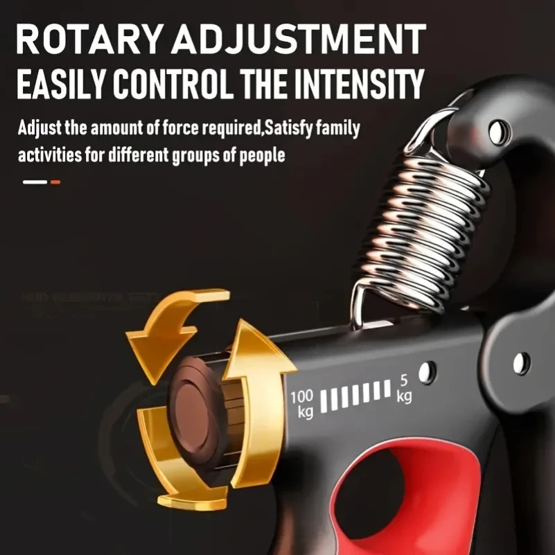 5-100 كجم قبضة قوة الصالة الرياضية المعصم المتوسع اليد المقوي قابل للتعديل استعادة العضلات اللياقة البدنية قوة اليد ممارسة
