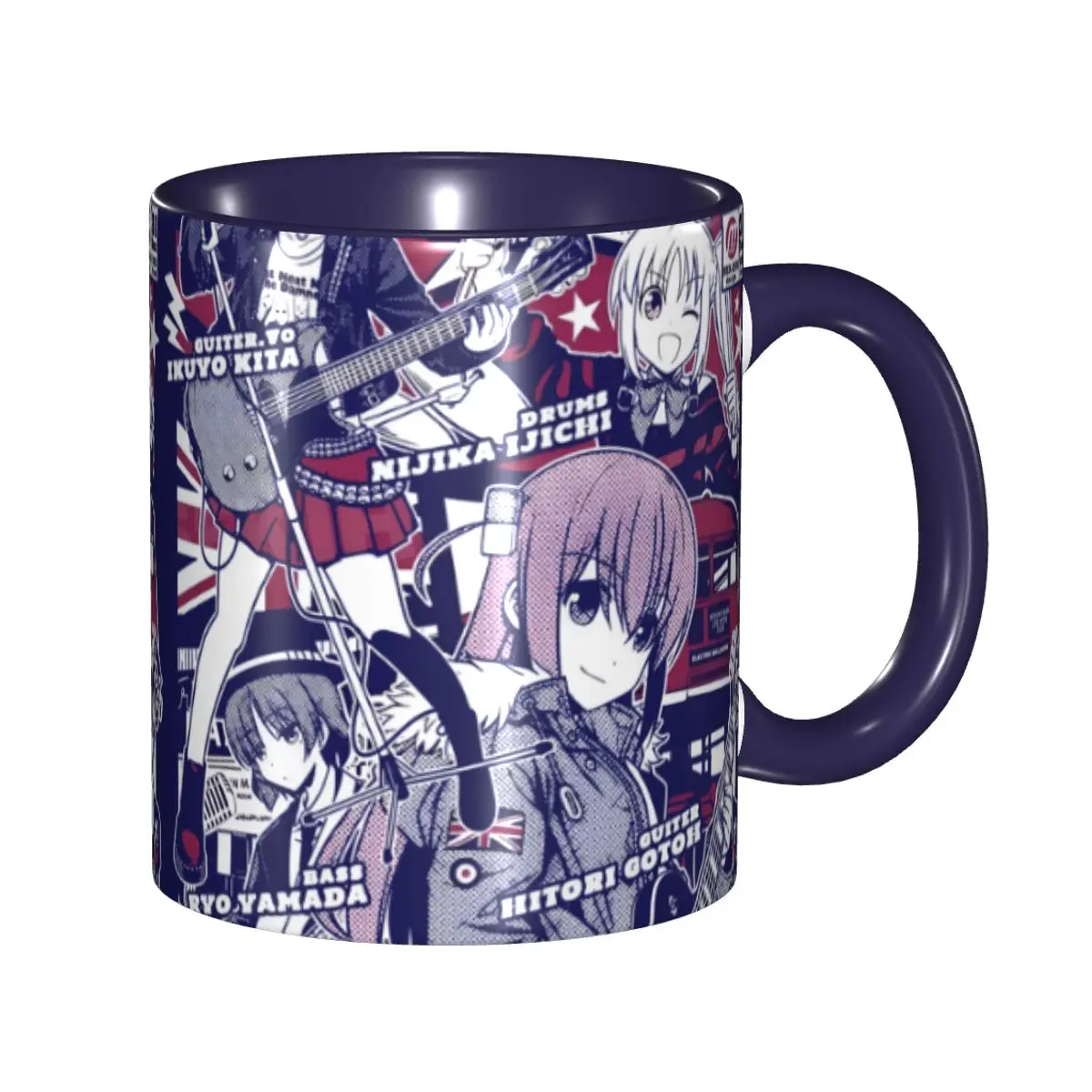 

Custom B-Bocchis The R-Rocks Coffee Mug DIY Cospaly Anime Cos Kessoku Band Punk Ceramic Milk Tea Cups
