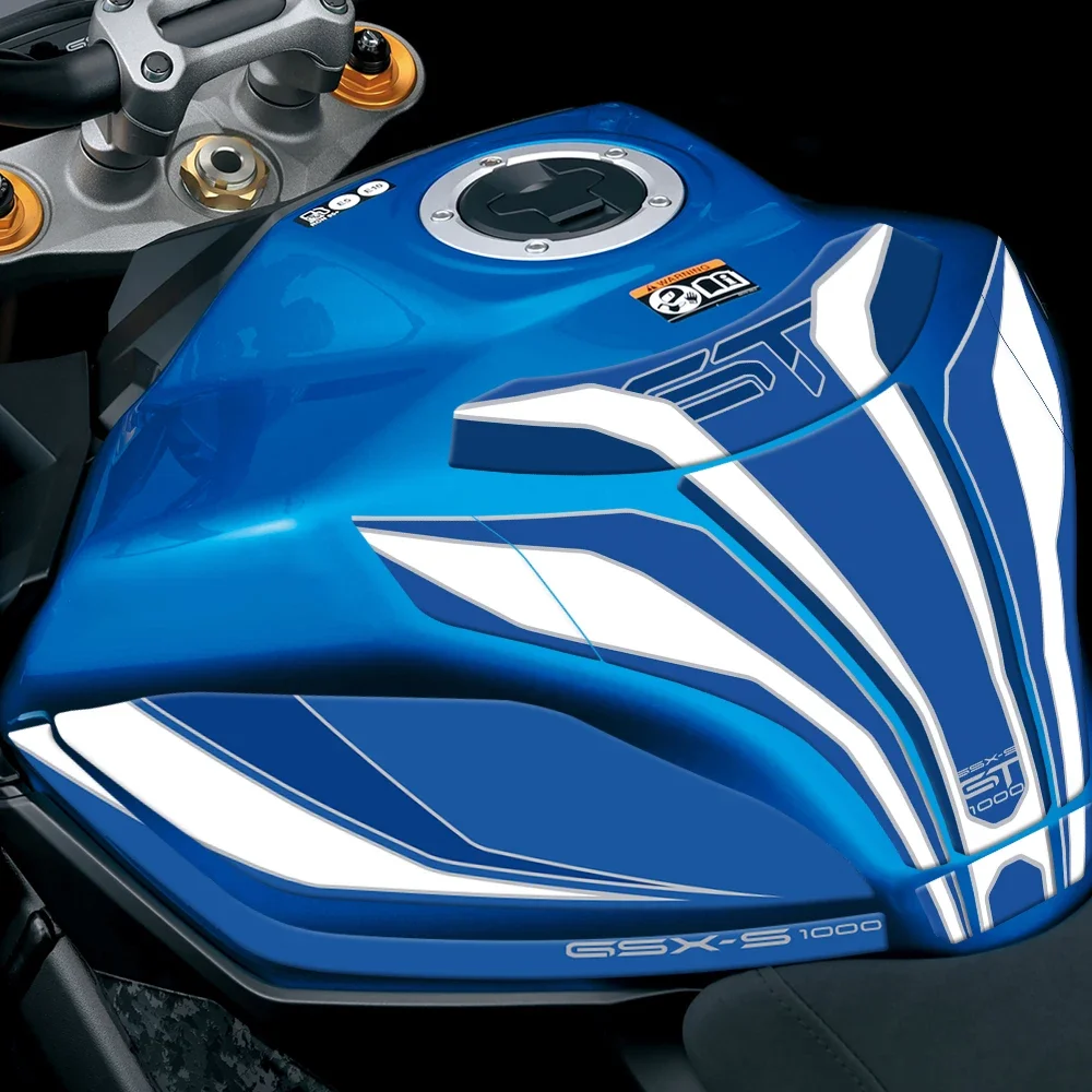 Für GSX-S1000GT gsx s1000gt 2022-2023 Motorrad 3d Gel Knie Tank Pad Farb schutz Kratz schutz