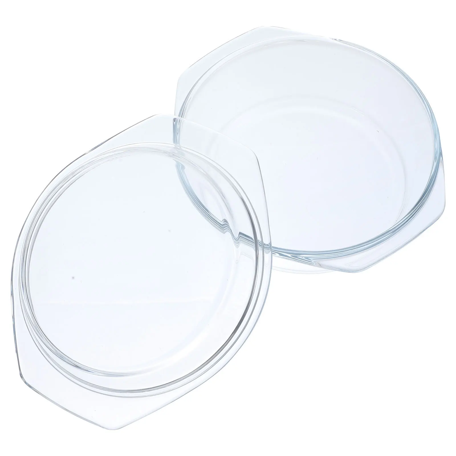 

Heat Resistant Glass Casserole Dish Microwave Safe Clear Lid Stackable Space Saving Kitchenware Glass Casserole