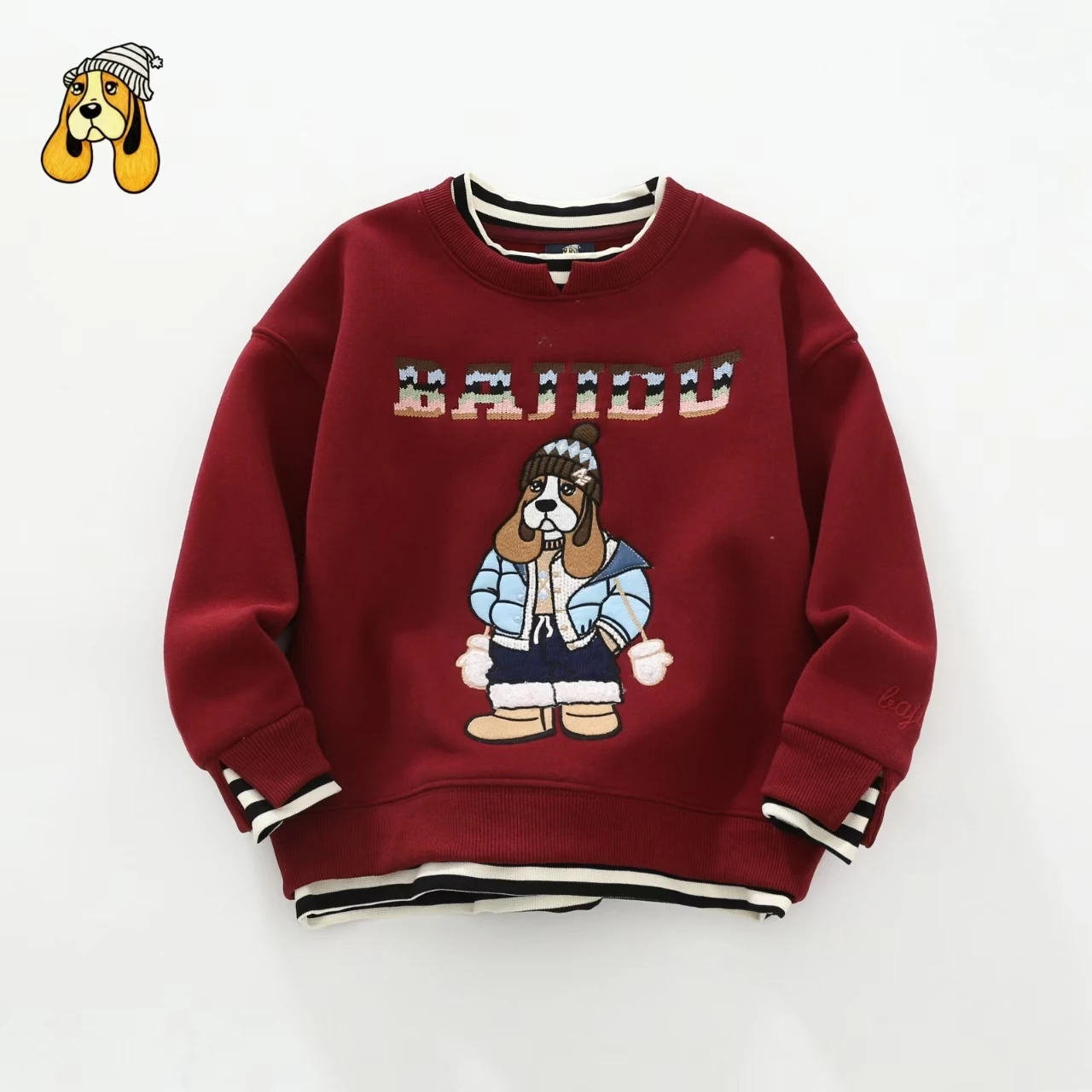 

Kids Sweater Children's Spring and Autumn Cartoon Style Cotton Comfortable Hoodie Versatile Top For Middle and Large Children
