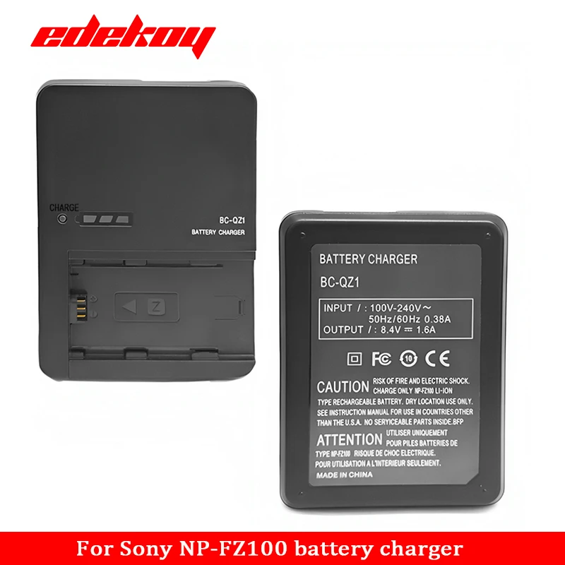 Bc-qz1 ładowarka do baterii aparatu dla Sony NP-FZ100 bateria litowa A9 A7M3 A7R4 A7R3 A9 a600 A9M2 A7M3 A7S3 A7C kamera