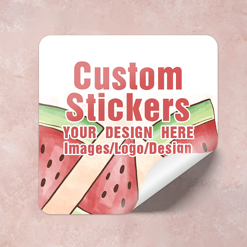 Custom Photo Stickers for Travel Gifts - Upload Logo/Design, Personalized Decals, Event Decor & Baby Shower Supplies‌