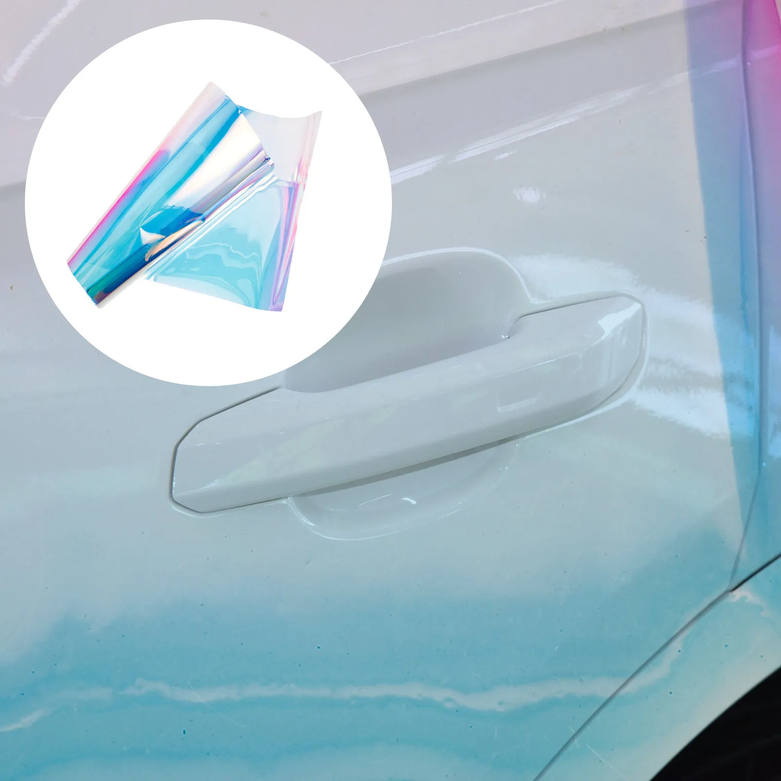 

Car Wrap PVC Roll Holographic Auto Decal Sticker for Vehicle Color Change Scratch Resistant Splashproof Temporary Decoration