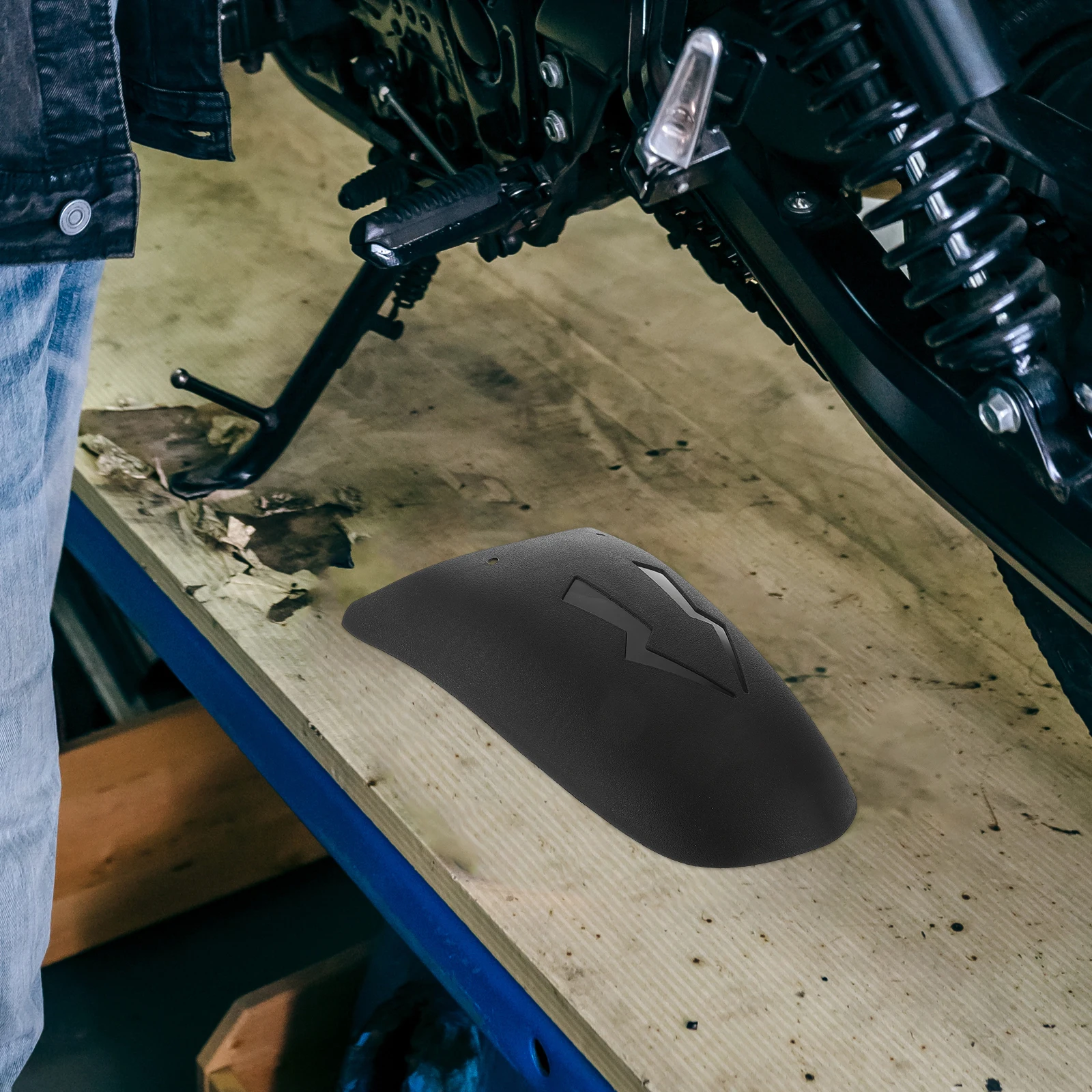 

Motorcycle Front Splash Guard Mud Cover Extender Compatible Various Models Enhancing Appearance Reducing Wind Resistance
