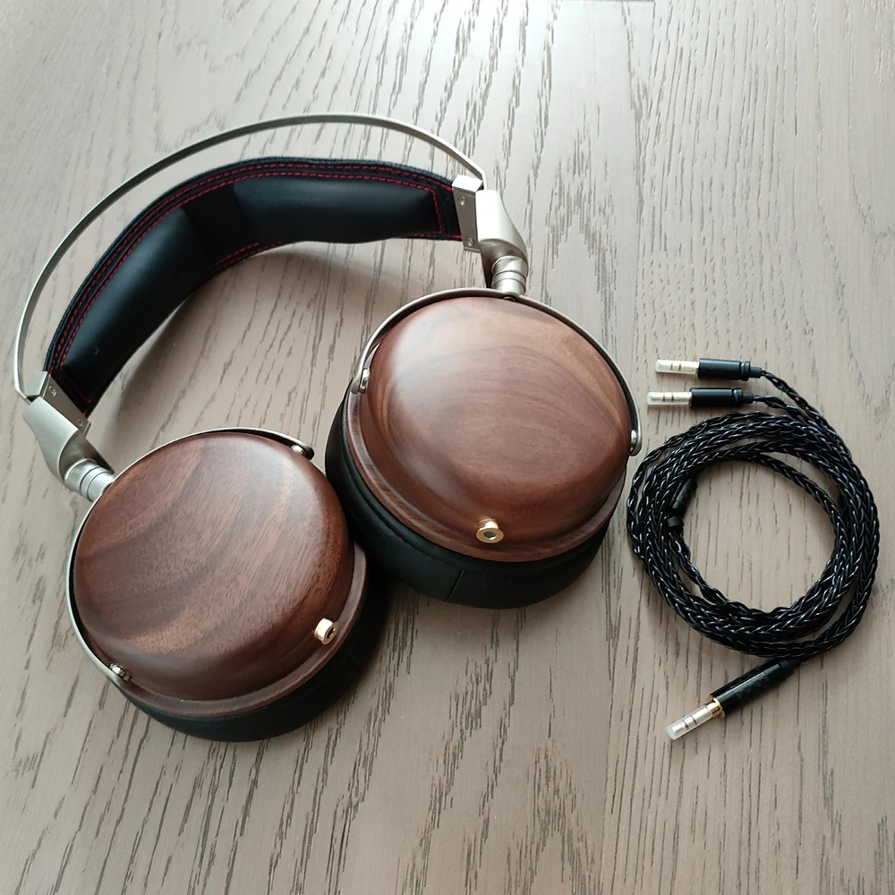 

ELFINEAR DIY Headphones, North American Walnut Wood, 2 Options (Closed/Open-Back), 50mm Driver Hi-Fi Stereo Sound