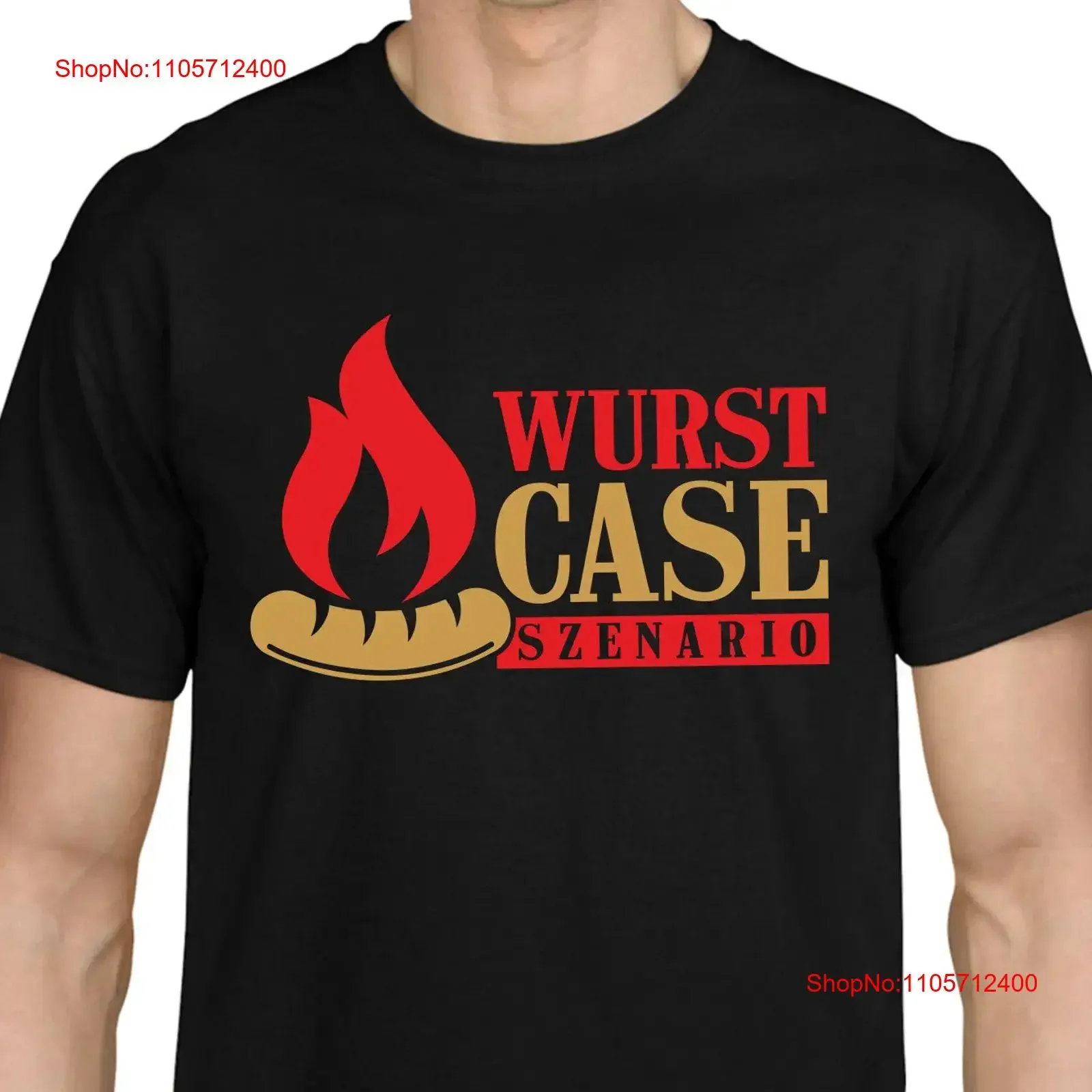 WURST CASE SCENARIO Sausage Bratwurst Currywurst Grill Worst SayingS Quote Fun Comedy Funny Humor Party T Shirt vintage Washed