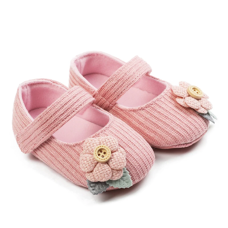 

Baby Girls Cotton Shoes Spring Autumn Toddlers Cute Flowers Prewalkers Casual Shoes Infant Soft Bottom First Walkers 0-18Months