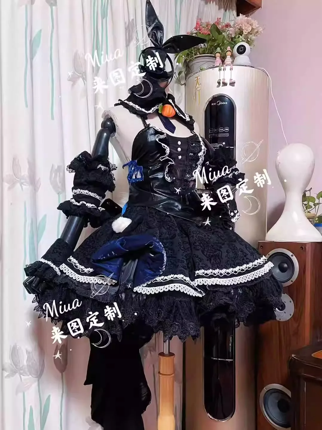 COS-HoHo [Customized] Vtuber Hololive Usada Pekora New Clothes Magic Game Suit Lovely Cosplay Costume Halloween Easter Outfit