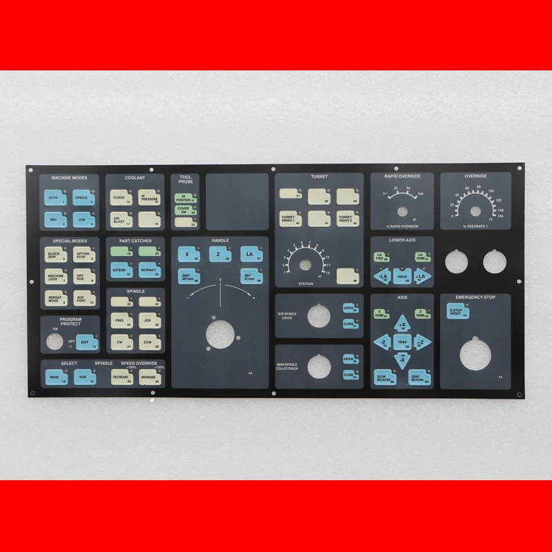 Brand New BUTTON FILM for HARDINGE MEMTRON 35-12-169 --  Membrane switches Keyboards Keypads