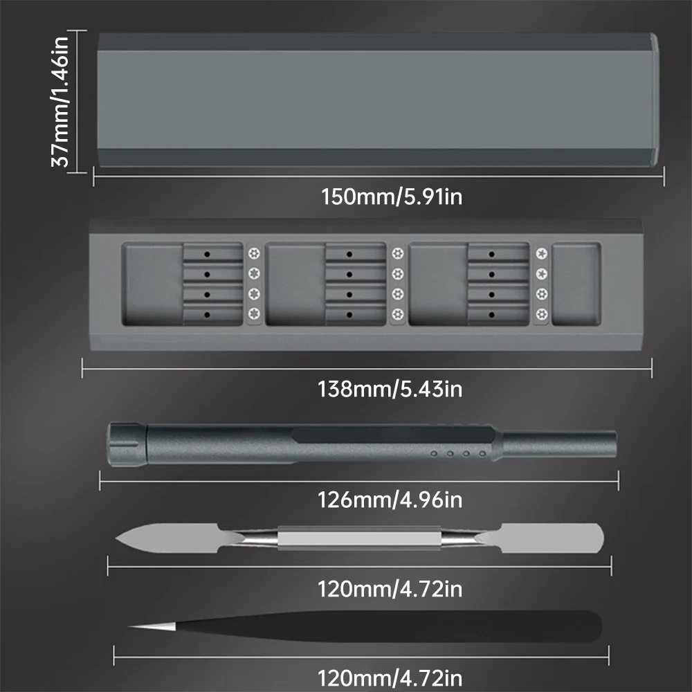 Set di cacciaviti di precisione cacciavite magnetico Bit Phone Watch Laptop cacciavite di precisione multifunzionale all'ingrosso