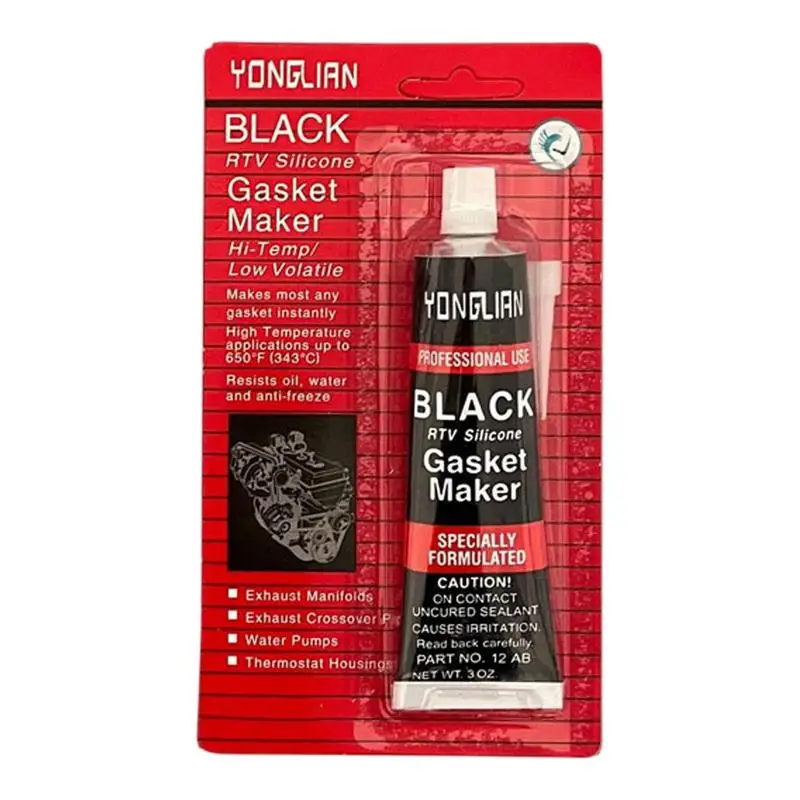 Car Black Silicone-free Sealant Universal Waterproof and Oil-resistant Repair Adhesive Glue Auto Repair Tool Paste Glue