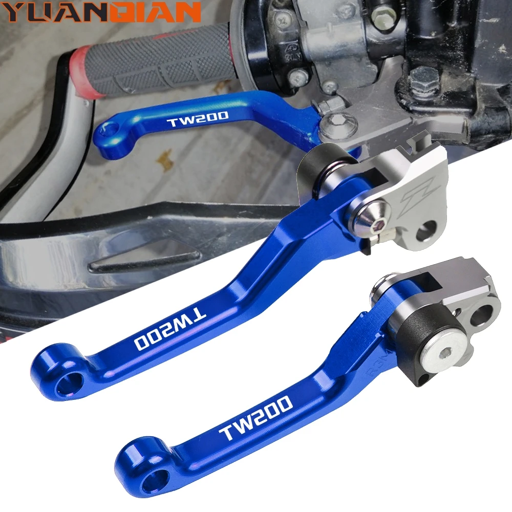 

For YAMAHA TW200 TW 200 2000-2017 2016 2015 2014 2013 2012 2011 2010 2009 2008 Motocross Dirt Bike CNC Pivot Brake Clutch Levers