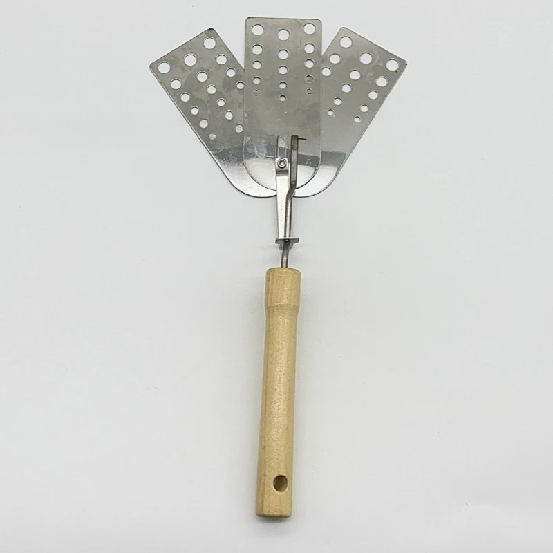 

BBQ spatula hot patty three edge slotted spatula