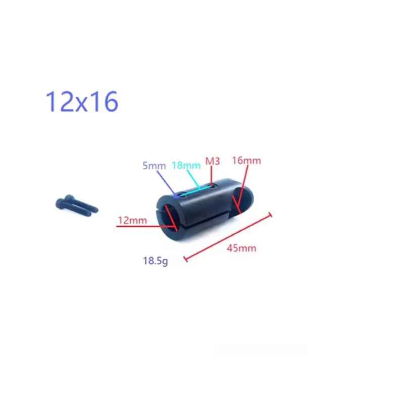 12/16/20/22/25MM Aluminum Alloy Three-way Tripod Connector Agricultural Planting Drone Aerial Photography Tripod Tube Clamp