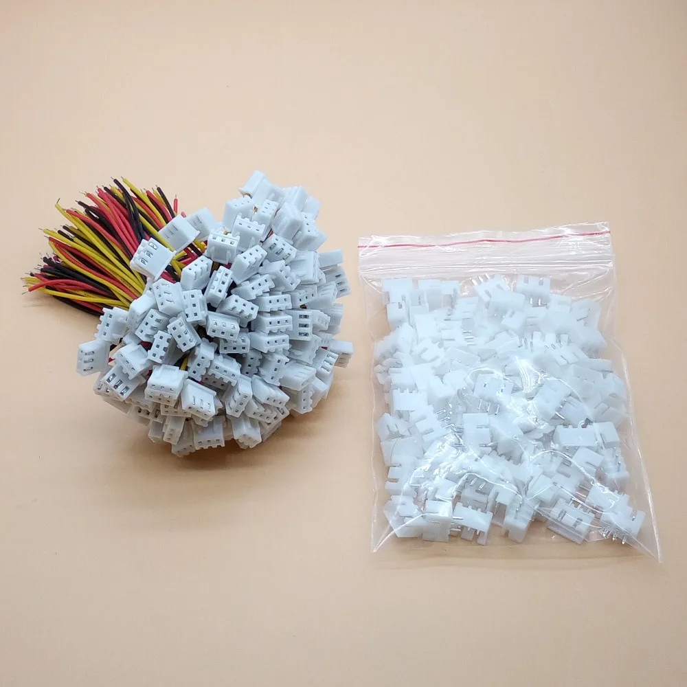10Sets XH2.54 mm Pitch 2Pin 3Pin 4Pin 5/6/7/8/9/10 Pin Single-Head Wire To Board Connector 10/20/30cm 26AWG With Socket 2.54mm