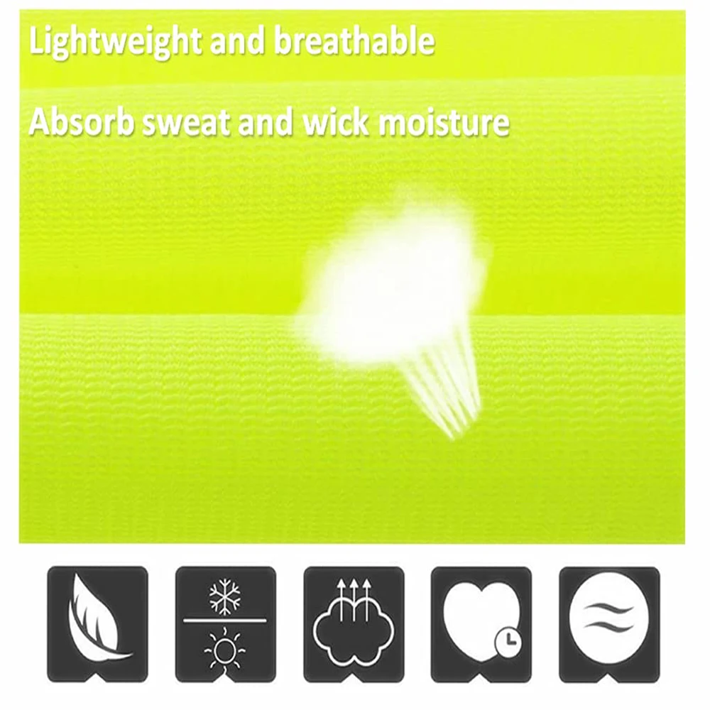 5 Pack Coat Vest Sleeveless for Men Women Construction High Visibility Vest with Reflective Strip