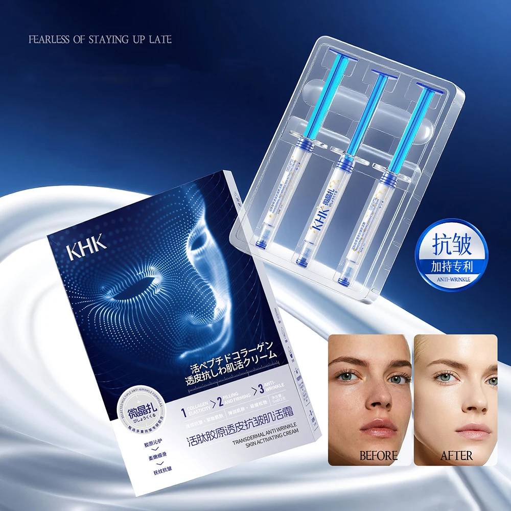 Peptide Collagen Transdermal Muscle Activity Essence Women's Beauty Products Face Serum  Moisturizing Lighten Wrinkles Skincare