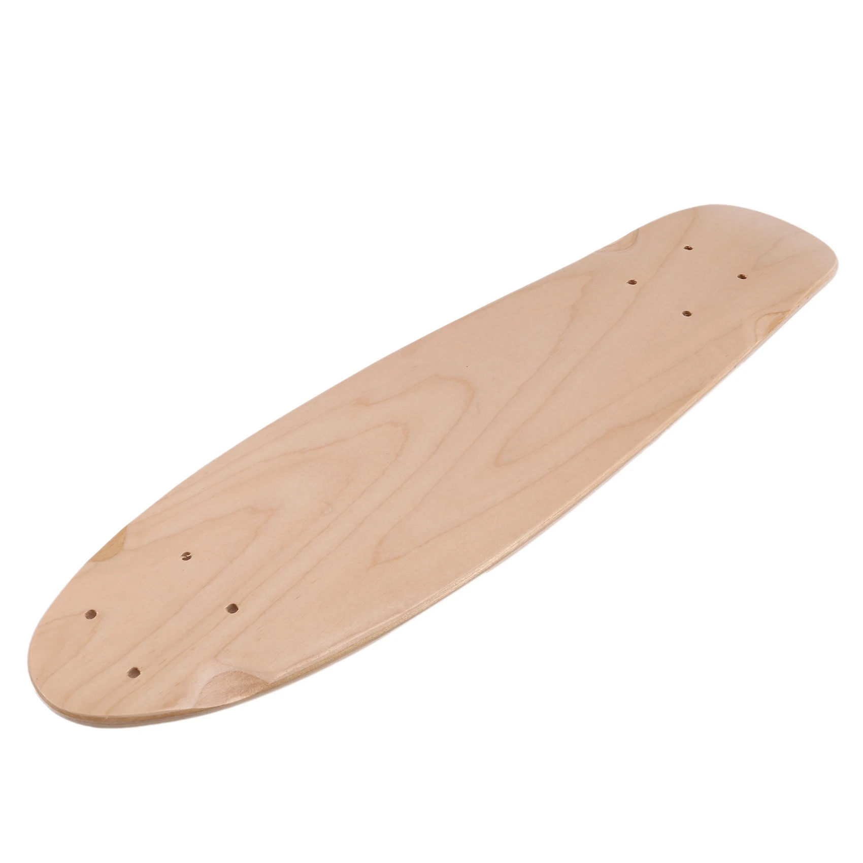 22Inch Blank Skateboard Deck Natural 55.5X15cm Maple Banana Sliding Cruising Skating Single Rocker Board DIY Decks