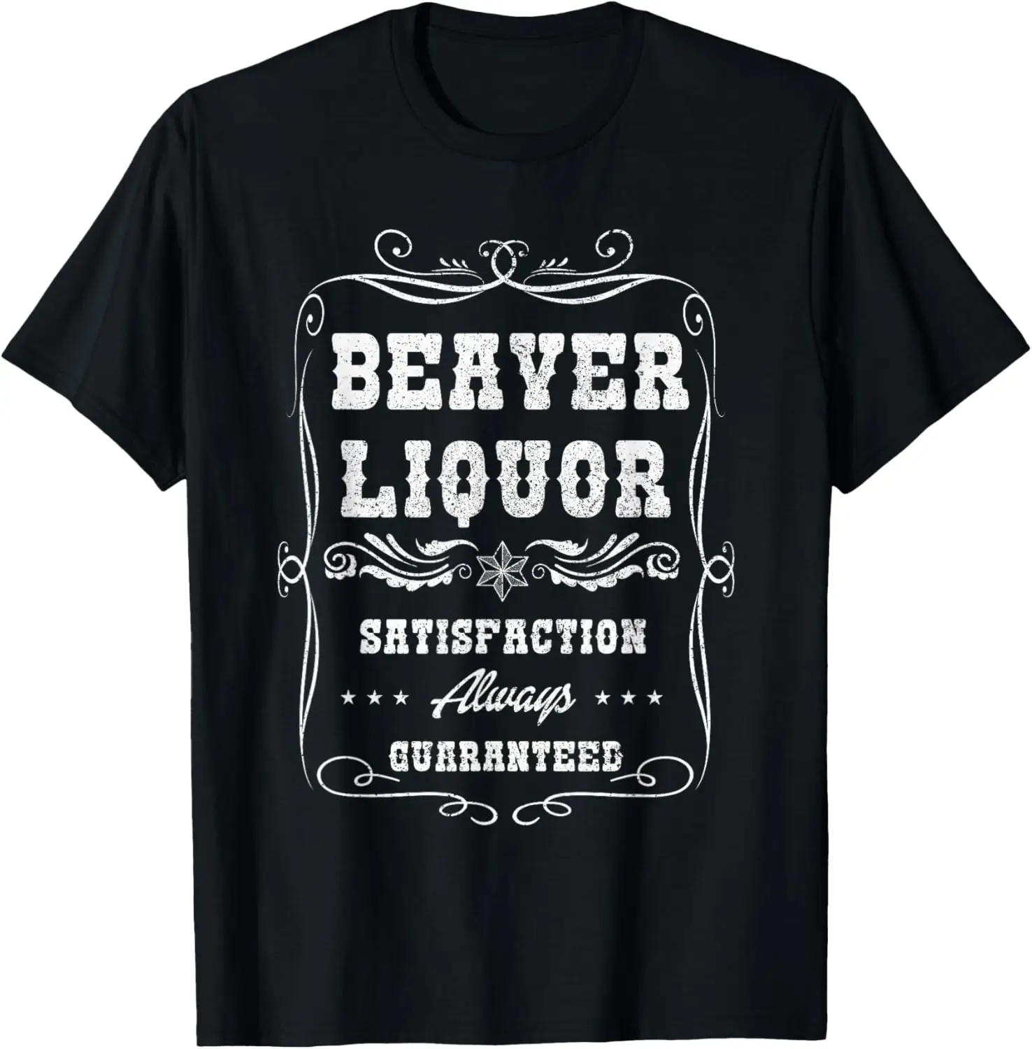 

Funny Beaver Liquor Beaver Liqueur Adult Drinking Humor Pun T-Shirt