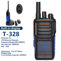 Two way Ham Radio Camping UHF 400-480MHZ 199 Memory Channels Walkie Talkie For Baofeng Uv5R Quansheng Tk11 Uv K6 Pmr446 Dmr Dm32