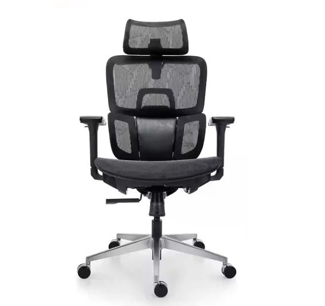 

High-End BOSS DIRECTOR MANAGER FULL MESH SWIVEL OFFICE CHAIR Modern Design Adjustable Headrest Fabric Material Office Guest Use
