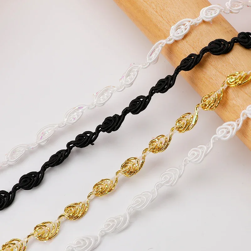 

5 метров/196,85 дюймов в упаковке: новые аксессуары для одежды, кружевные материалы, изысканное нижнее белье, аксессуары для волос, 2,5 метра