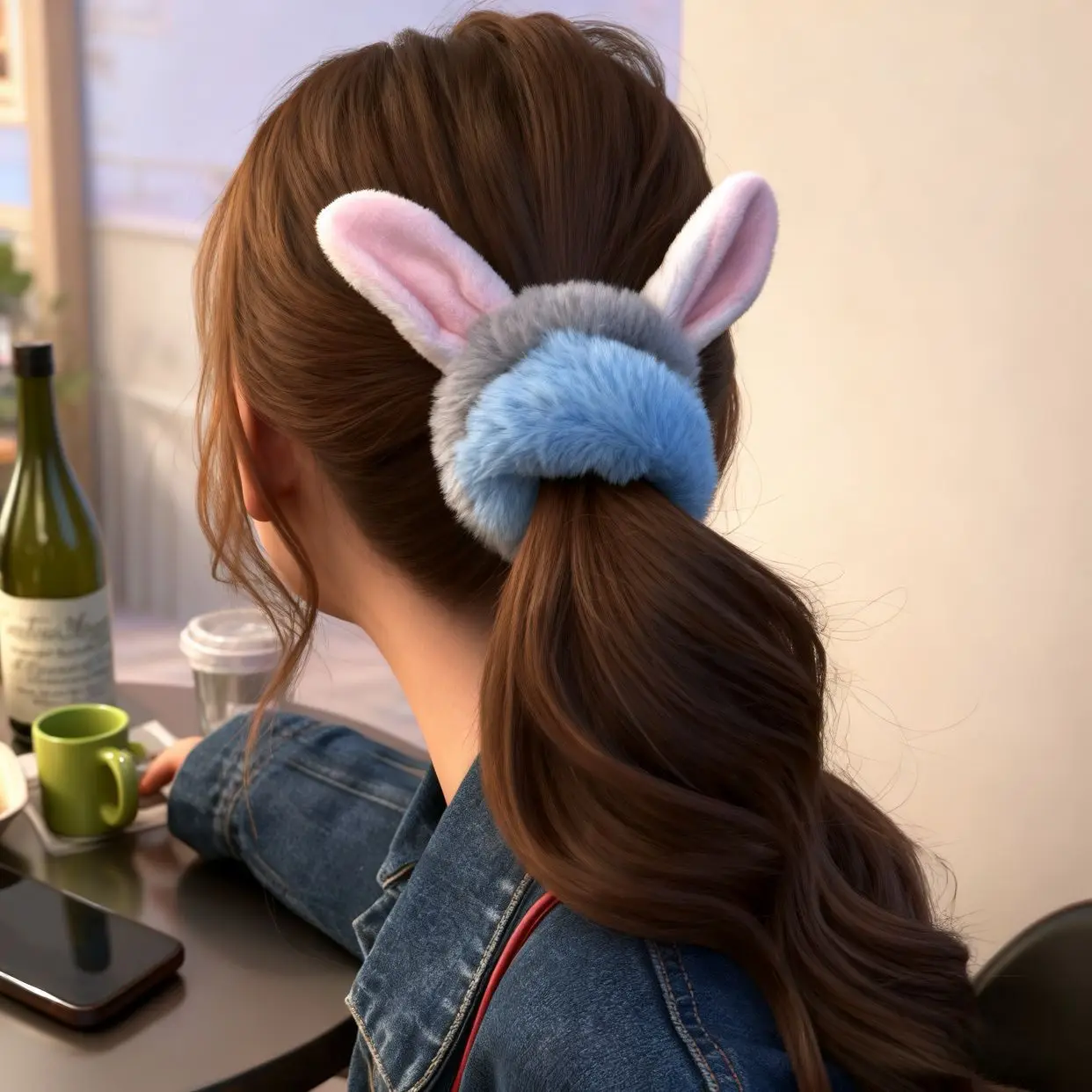 1 قطعة ل Zootopia الشعر حلقة جودي هوبس نيك وايلد التعادل Scrunchies للنساء الفتيات مرونة إكسسوارات الشعر شخصية حيوان لطيف #3