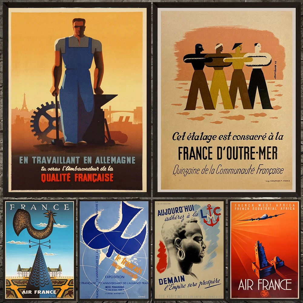 French Vintage Advertising Poster And Print, Joan Of Arc Saved France  Vintage WWI Poster Wall Art For Living Room Decor