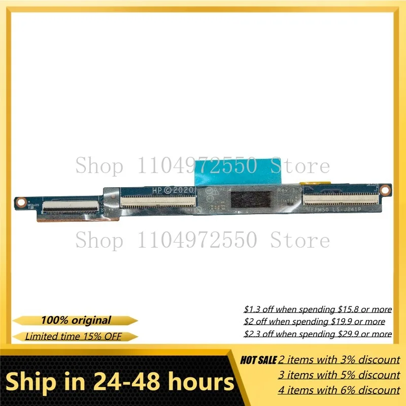 Cable Flexible para Touchpad y Pantalla para HP Zbook Fury 15 G7 G8, LS-J241P, Repuesto Compatible para Laptop