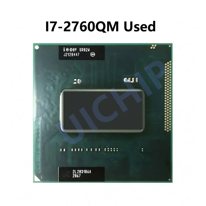 Original Processor  Laptop CPU SR02W i7-2760QM SRO2W Core i7 Mobile CPU i7 2760QM Central processor 6M PGA 2.4GHz to 3.5GHz